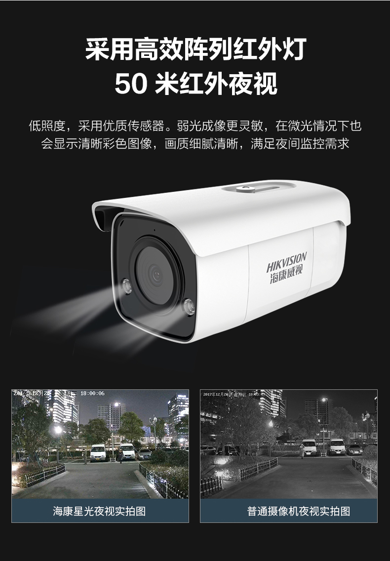 智能警戒200萬筒型網絡攝像機