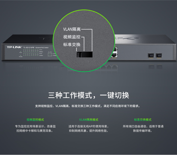 TP-LINK 全千兆18口Web網(wǎng)管交換機