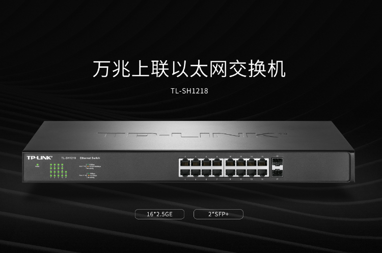 TP-LINK TL-SH1218萬兆上聯(lián)以太網交換機