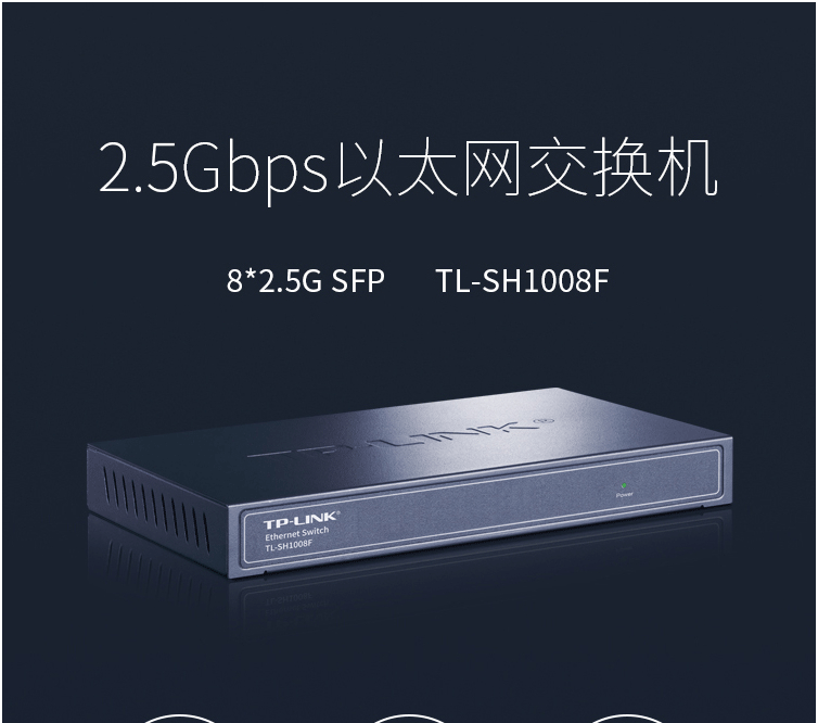 TP-LINK 2.5G光纖交換機