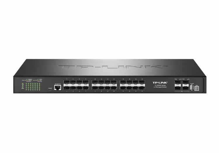 TP-LINK TL-NS660-24F4T 24個千兆SFP光口 4個萬兆SFP+光口 三層網管交換機