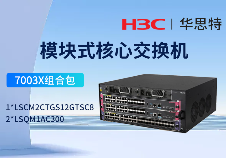 H3C S7003X交換機(jī)套包 交換路由引擎模塊 16端口千兆電接口(RJ45)+12端口萬兆光接口(SFP+,LC)(SC)